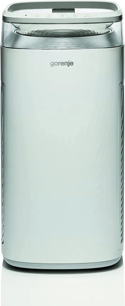 Gorenje AP 500 SENSE AIR Luftreiniger mit Doppelfiltersystem/ ION Technology/HEPA-Filter/PM2.5 & VOC Sensor/Kindersicherung/LED Display/5 Stufen/60 m² Raumgröße/68 cm/35 W/ 35 dB/Weiß